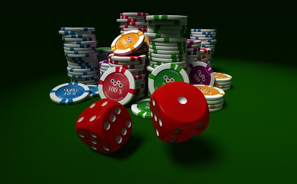 JETONS CASINO - Poker Stock Vector
