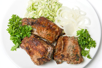 meat with sauce