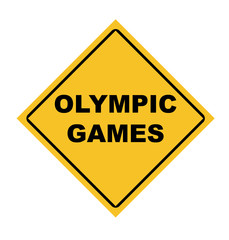 Olympic Games road sign