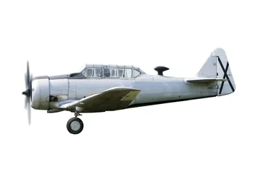 Cercles muraux Ancien avion war propeller fighter plane