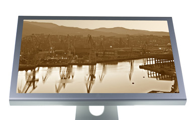 lcd monitor flat screen