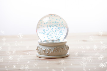 Ornament snow globe