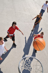 Fototapeta premium street basketball
