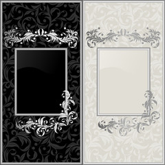 Black and gray design backgrounds