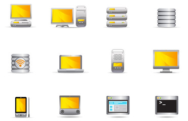 Philos icons - set 16 | Computer & Server