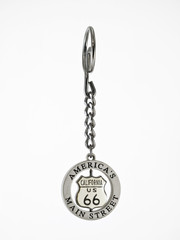 route 66 sign on key chain
