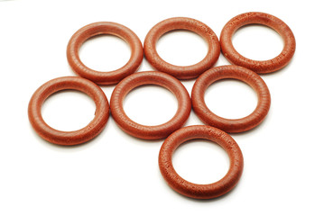 wooden rings