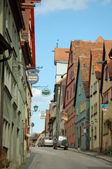 A Street in Rothenburg,Germany