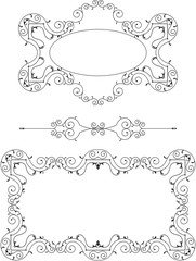 Calligraphic Border, Frame design