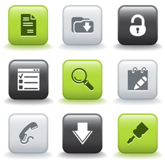 Icons with buttons 8