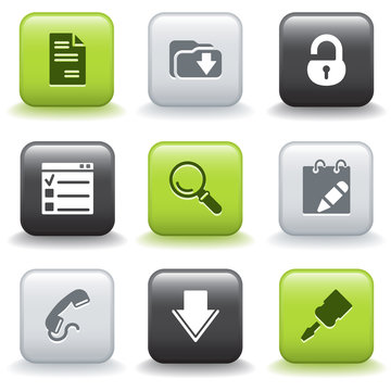 Icons with buttons 8