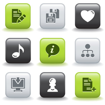 Icons with buttons 10