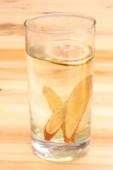 Licorice roots infusion