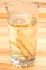 Licorice roots infusion
