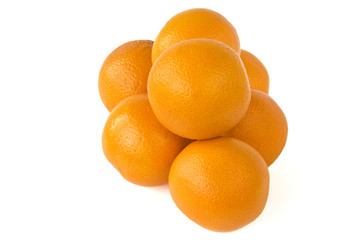 Orangen isoliert