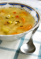 Healthy chicken soup