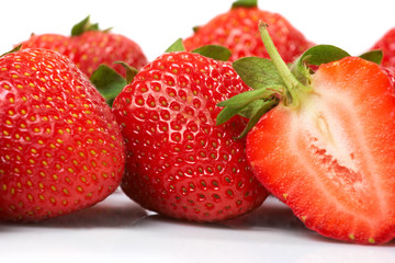 Fresh and tasty strawberries