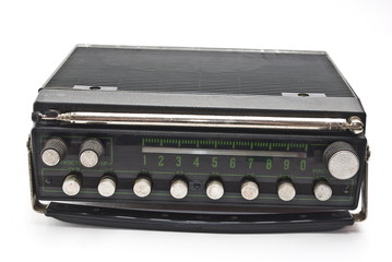 Obraz premium Old auto radio