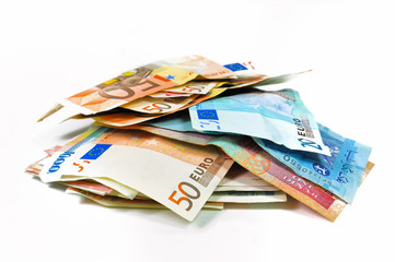 Euro Banknoten und weitere Währungen