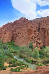 rock formations in Dades Valley, Morocco