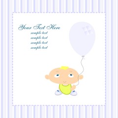 TARJETA ANUNCIO RECIEN NACIDO