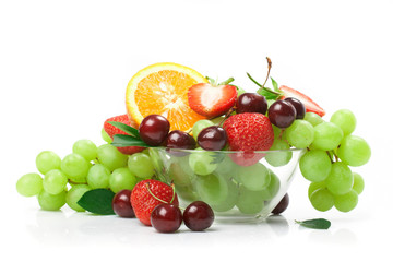 Still-life of fresh fruit