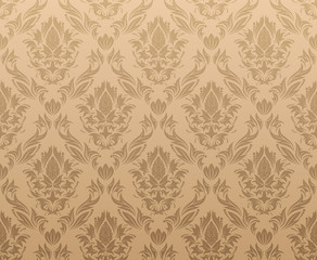 seamless damask pattern