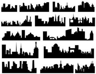 Obraz premium City skyline illustration
