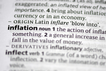 Fototapeta premium Inflation (Word)