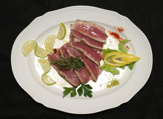 Fototapeta premium tagliata al rosmarino