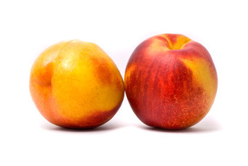 Two juicy nectarines