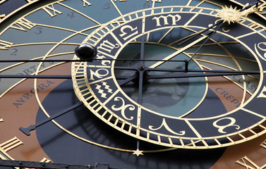 Medieval astronomical clock - Prague, Czech Republic