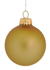 Christmas ball with clipping path
