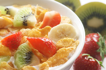 Cornflakes with Fruit