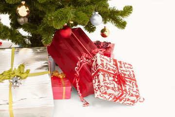 Cut out image of christmas presents