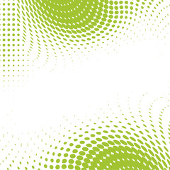 Green dots ecological background
