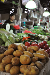 Chinese inside market in Shanghai