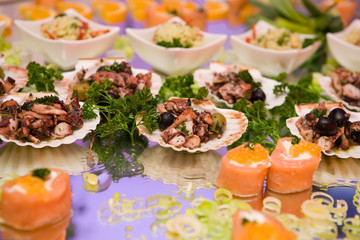 Fototapeta premium Seafood arrangement