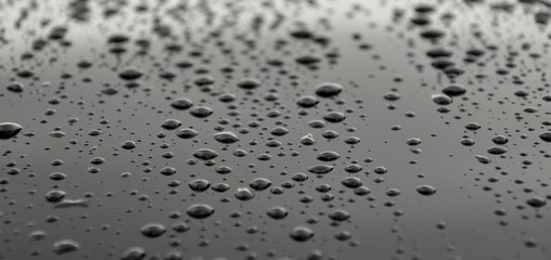 gouttes éparpillées