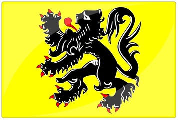 drapeau glassy flandres flanders flag