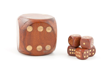 Wooden dice
