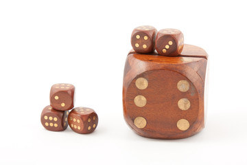 Wooden dice