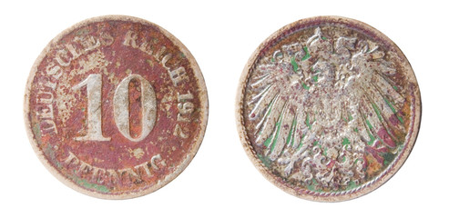 old german coin