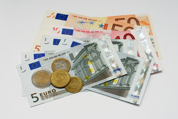 5, 10, 50 euro schein