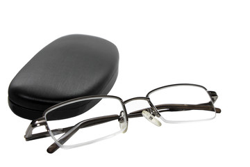spectacles with a case