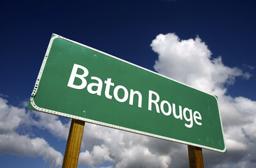 Baton Rouge Green Road Sign