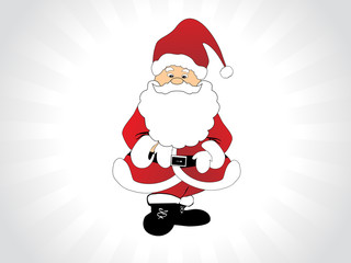 vector background with christmas santa claus