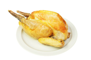 Roasted guinea fowl