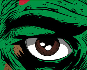 Comic book - eye