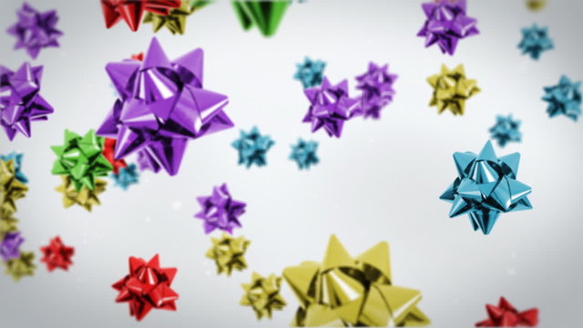 Gift ribbon flying,holiday background